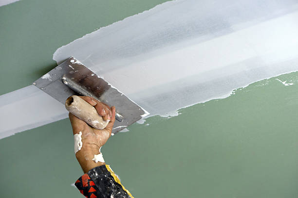 Professional drywall finishing and surface preparation by an interior painter in Galena, OH